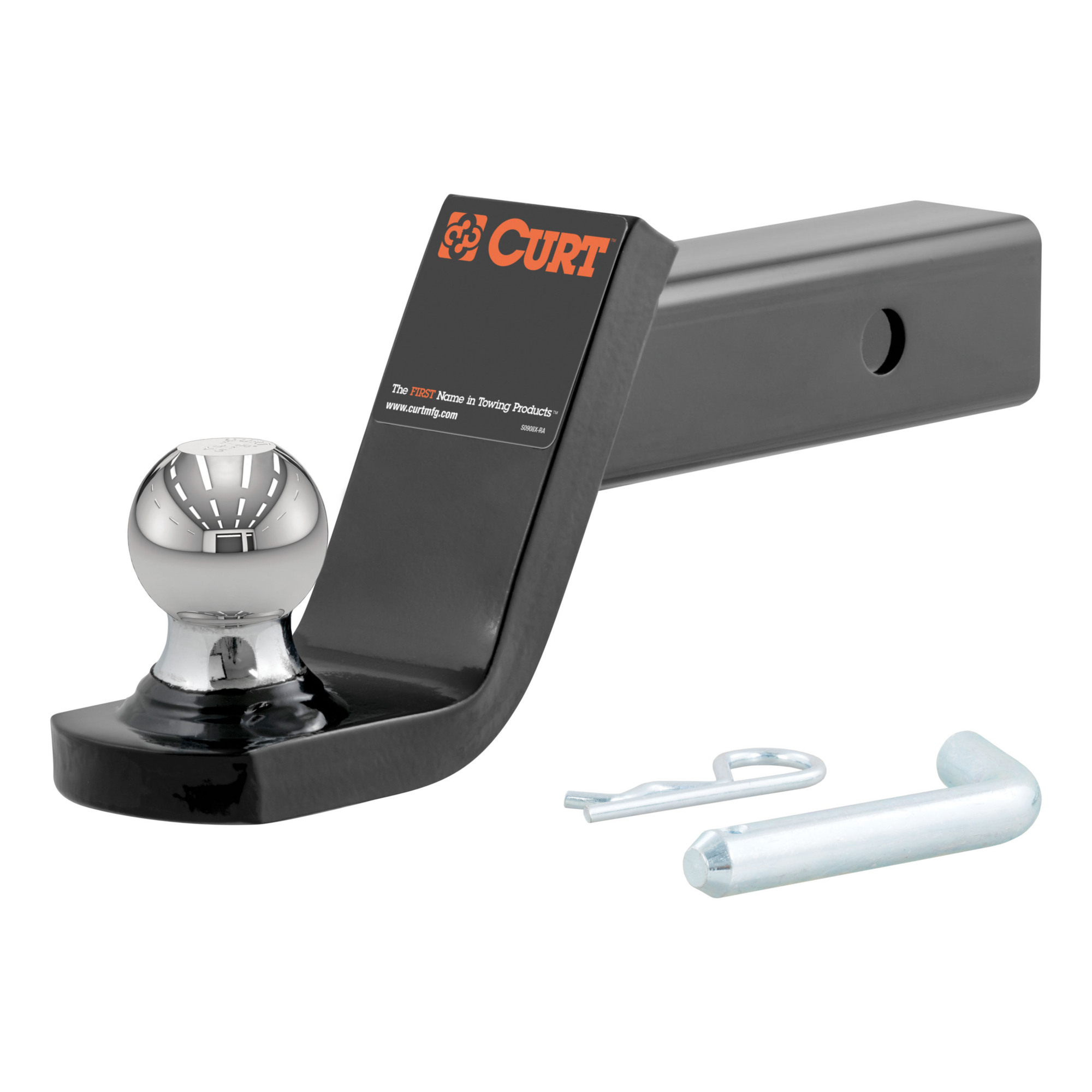 Curt Manufacturing, Fusion Ball Mount w/ 1-7/8in. Ball (2in. Shank, 4in. Drop), Model# 45151